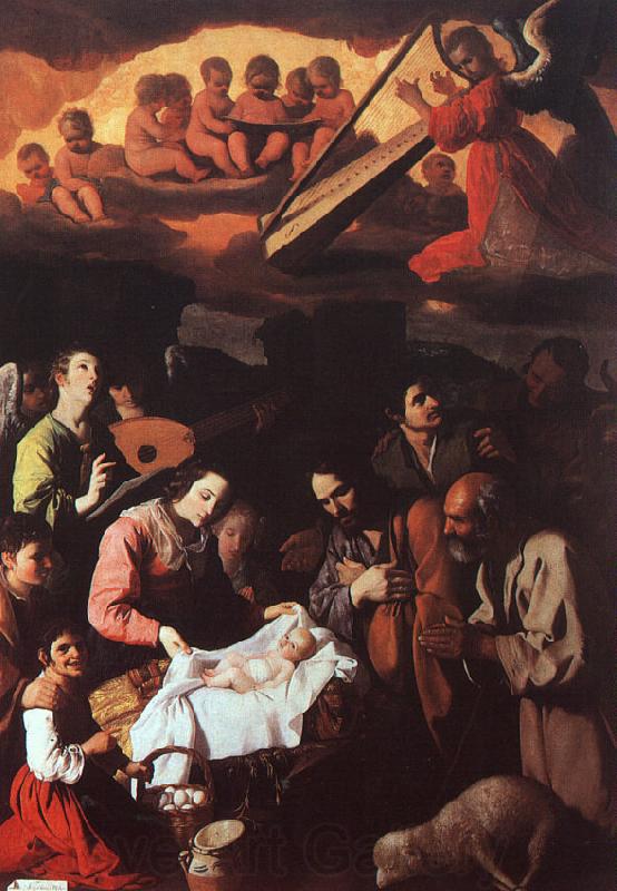 Francisco de Zurbaran The Adoration of the Shepherds_a Norge oil painting art